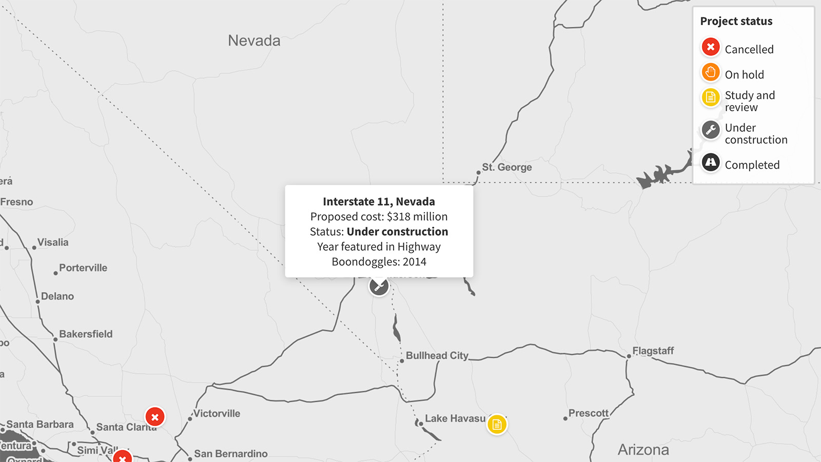 First phase of I-15 work at Nevada-California border completed