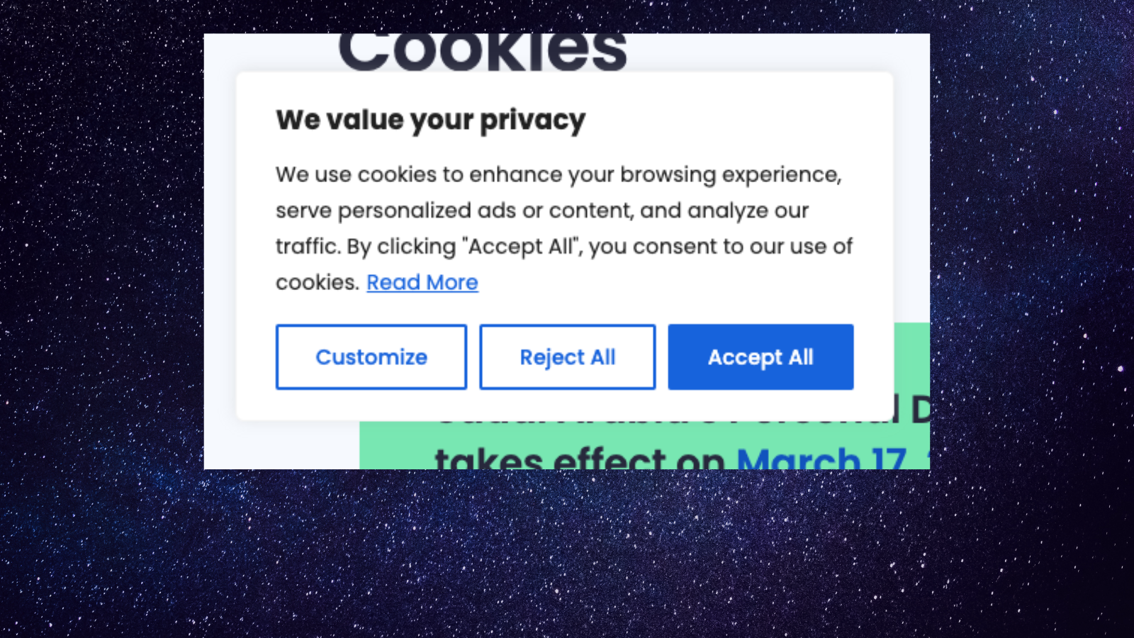 Is it OK to accept all cookies?